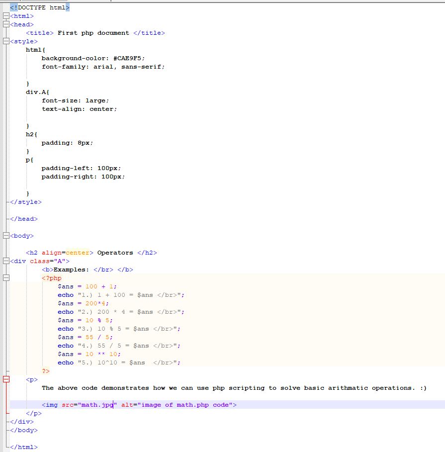 math.php code